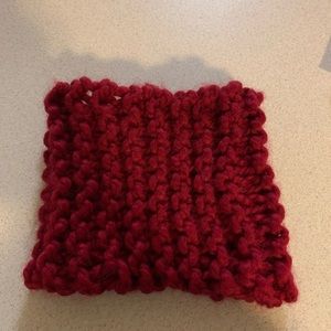 Hand-knit head warmer